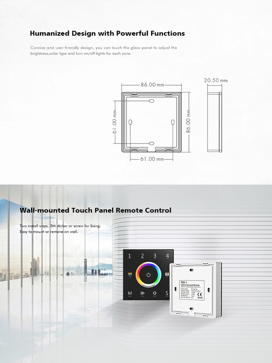 LED Light RGB Strip RF LED Remote Controller