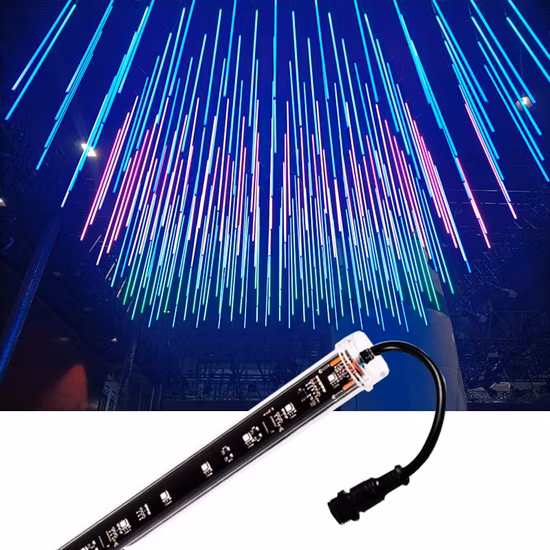 3D Pixel Tube Lights DMX RGB Светодиодная трубка для украшения рождественского клуба