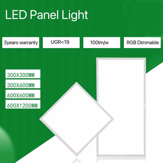 600*600 Большой светодиодный потолочный светильник Smart Tuya RGB с регулируемой яркостью, панельный светильник